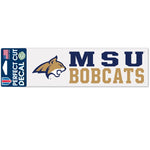 Wholesale-Montana State Bobcats Stacked Perfect Cut Decals 3" x 10"