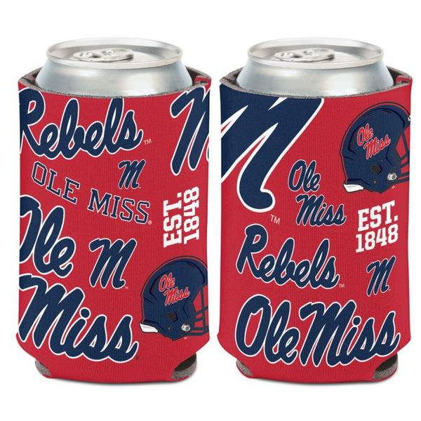 Wholesale-Ole Miss Rebels SCATTERPRINT Can Cooler 12 oz.