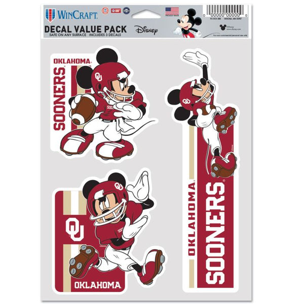 Wholesale-Oklahoma Sooners / Disney Multi Use 3 Fan Pack