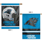 Carolina Panthers Vertical Flag 2 Sided 28" x 40"