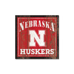 Wholesale-Nebraska Cornhuskers Wooden Magnet 3" X 3"