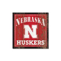 Wholesale-Nebraska Cornhuskers Wooden Magnet 3" X 3"