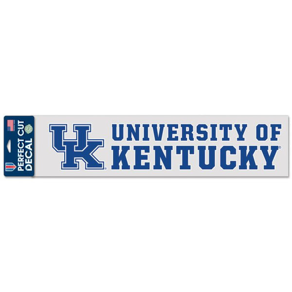 Wholesale-Kentucky Wildcats Perfect Cut Decals 4" x 17"