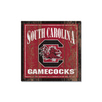 South Carolina Gamecocks Wooden Magnet 3" X 3"
