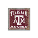 Texas A&M Aggies Wooden Magnet 3" X 3"