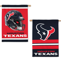 Houston Texans Vertical Flag 2 Sided 28" x 40"