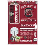 South Carolina Gamecocks / Star Wars MANDALORIAN Multi-Use Decal 11" x 17"