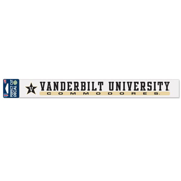 Wholesale-Vanderbilt Commodores Perfect Cut Decals 2" x 17"