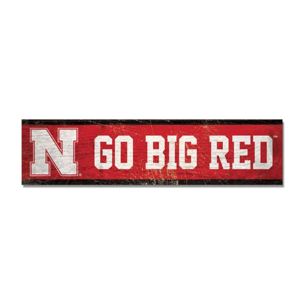 Wholesale-Nebraska Cornhuskers Wooden Magnet 1.5" X 6"