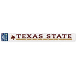 Wholesale-Texas State Bobcats Perfect Cut Decals 2" x 17"