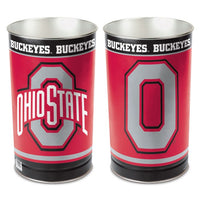 Wholesale-Ohio State Buckeyes Wastebasket - tapered 15"H