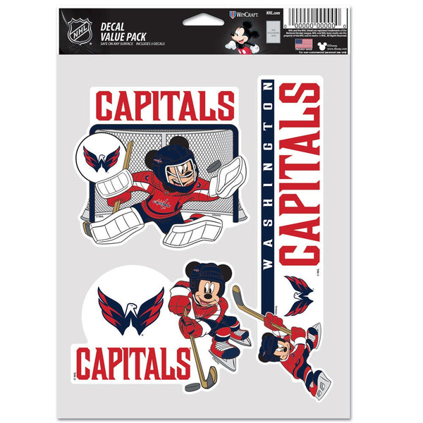 Washington Capitals / Disney Multi Use 3 Fan Pack