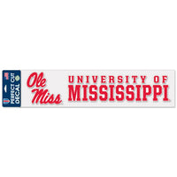 Wholesale-Ole Miss Rebels Perfect Cut Decals 4" x 17"