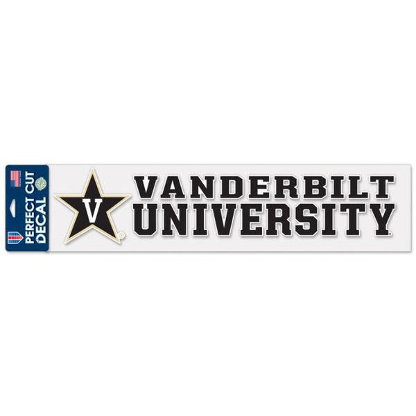 Wholesale-Vanderbilt Commodores Perfect Cut Decals 4" x 17"