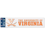 Wholesale-Virginia Cavaliers Perfect Cut Decals 4" x 17"