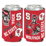 Wholesale-NC State Wolfpack SCATTERPRINT Can Cooler 12 oz.