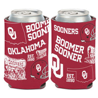 Wholesale-Oklahoma Sooners SCATTERPRINT Can Cooler 12 oz.