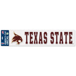 Wholesale-Texas State Bobcats Perfect Cut Decals 4" x 17"