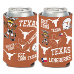 Texas Longhorns SCATTERPRINT Can Cooler 12 oz.