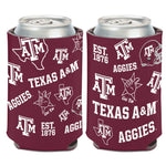 Texas A&M Aggies SCATTERPRINT Can Cooler 12 oz.