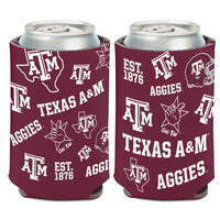Texas A&M Aggies SCATTERPRINT Can Cooler 12 oz.