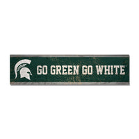Michigan State Spartans Wooden Magnet 1.5" X 6"