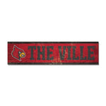 Wholesale-Louisville Cardinals Wooden Magnet 1.5" X 6"