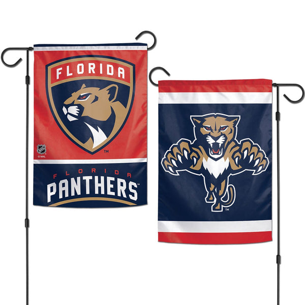 Florida Panthers Garden Flags 2 sided 12.5" x 18"