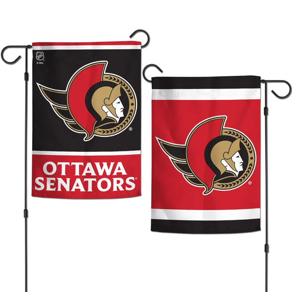 Ottawa Senators Garden Flags 2 sided 12.5" x 18"