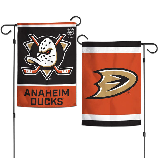 Anaheim Ducks Garden Flags 2 sided 12.5" x 18"