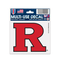 Wholesale-Rutgers Scarlet Knights primary Multi-Use Decal 3" x 4"