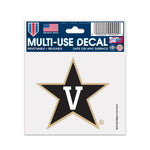 Wholesale-Vanderbilt Commodores primary Multi-Use Decal 3" x 4"