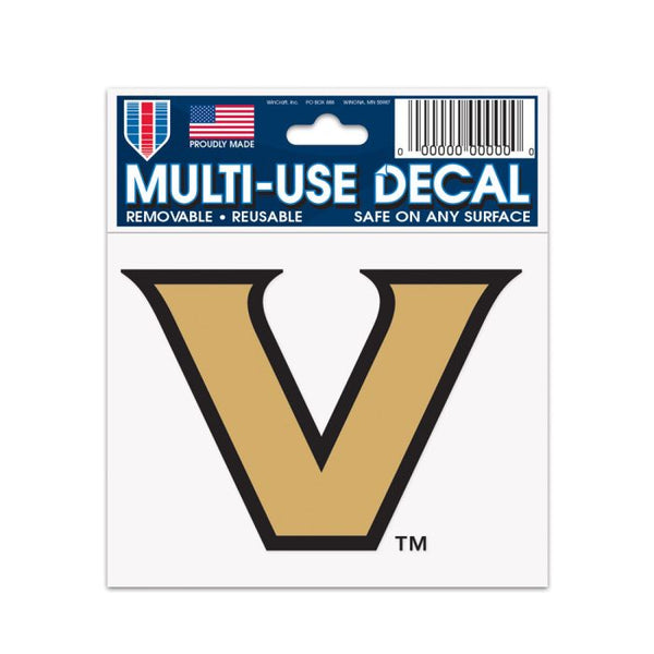 Wholesale-Vanderbilt Commodores Multi-Use Decal 3" x 4"