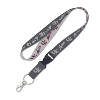 Wholesale-Evansville Purple Aces Lanyard w/detachable buckle 1"