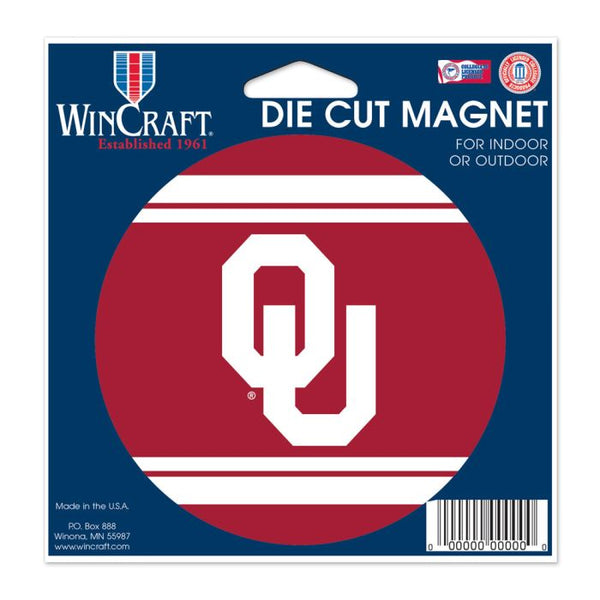 Wholesale-Oklahoma Sooners Die Cut Magnet 4.5" x 6"