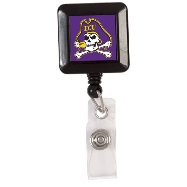 Wholesale-East Carolina Pirates Retractable Badge Holder