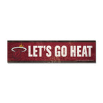 Miami Heat Wooden Magnet 1.5" X 6"