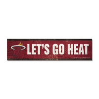 Miami Heat Wooden Magnet 1.5" X 6"