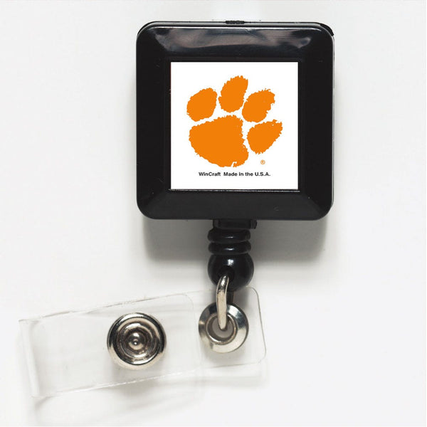 Clemson Tigers Retractable Badge Holder