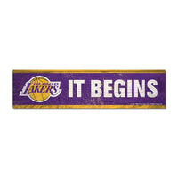 Los Angeles Lakers Wooden Magnet 1.5" X 6"