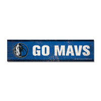 Dallas Mavericks Wooden Magnet 1.5" X 6"