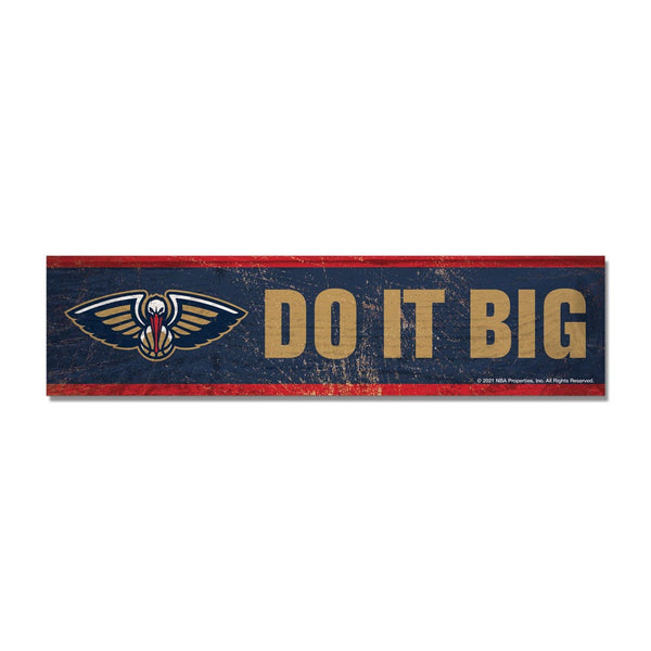 New Orleans Pelicans Wooden Magnet 1.5" X 6"