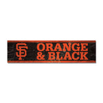 San Francisco Giants Wooden Magnet 1.5" X 6"
