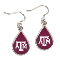 Texas A&M Aggies Earrings Jewelry Carded Tear Drop