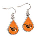 Wholesale-Oregon State Beavers Earrings Jewelry Carded Tear Drop