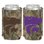 Kansas State Wildcats / Camo NCAA Can Cooler 12 oz.