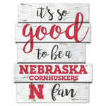 Wholesale-Nebraska Cornhuskers Wood Sign 11"X14"