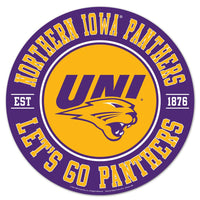 Northern Iowa Panthers Wood Sign 194166