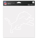 Detroit Lions Perfect Cut Decals 8" x 8"