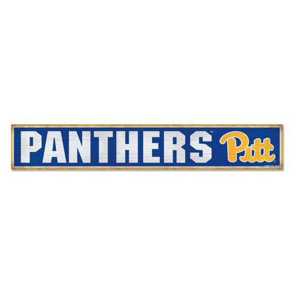 Wholesale-Pittsburgh Panthers Wood Sign 6"x36" 3/8" thick